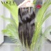 Straight Silk Base 4x4 Lace Closure With Bleached Knots,Natural Color